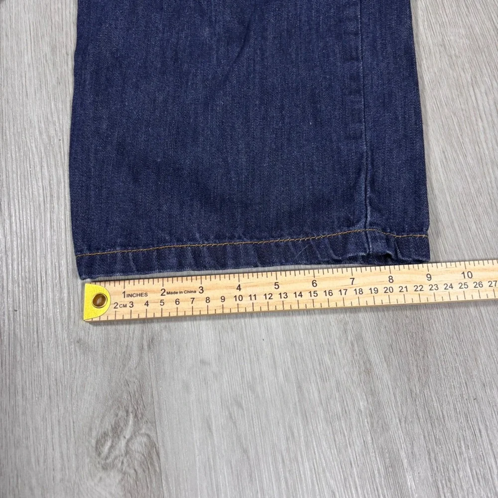 Iron Workers 10398 Mens Motorcycle Riding Jeans Blue Denim Straight Leg Size 40